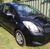 2007 Toyota Yaris NCP90R YR Black Manual Hatchback 1