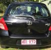 2007 Toyota Yaris NCP90R YR Black Manual Hatchback 5