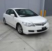 2006 Honda Civic Automatic Sedan White 1