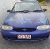 2000 Ford Festiva Hatchback Blue 2