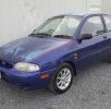 2000 Ford Festiva Hatchback Blue 3
