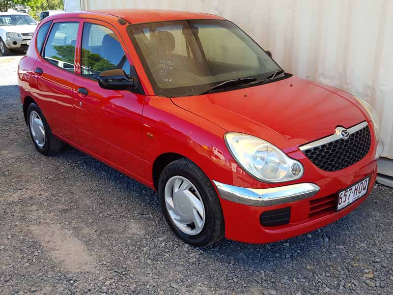 Automatic Daihatsu Sirion Hatchback 2004 Red Used Vehicle Sales Automatic Daihatsu Sirion Hatchback 2004 Red Used Vehicle Sales