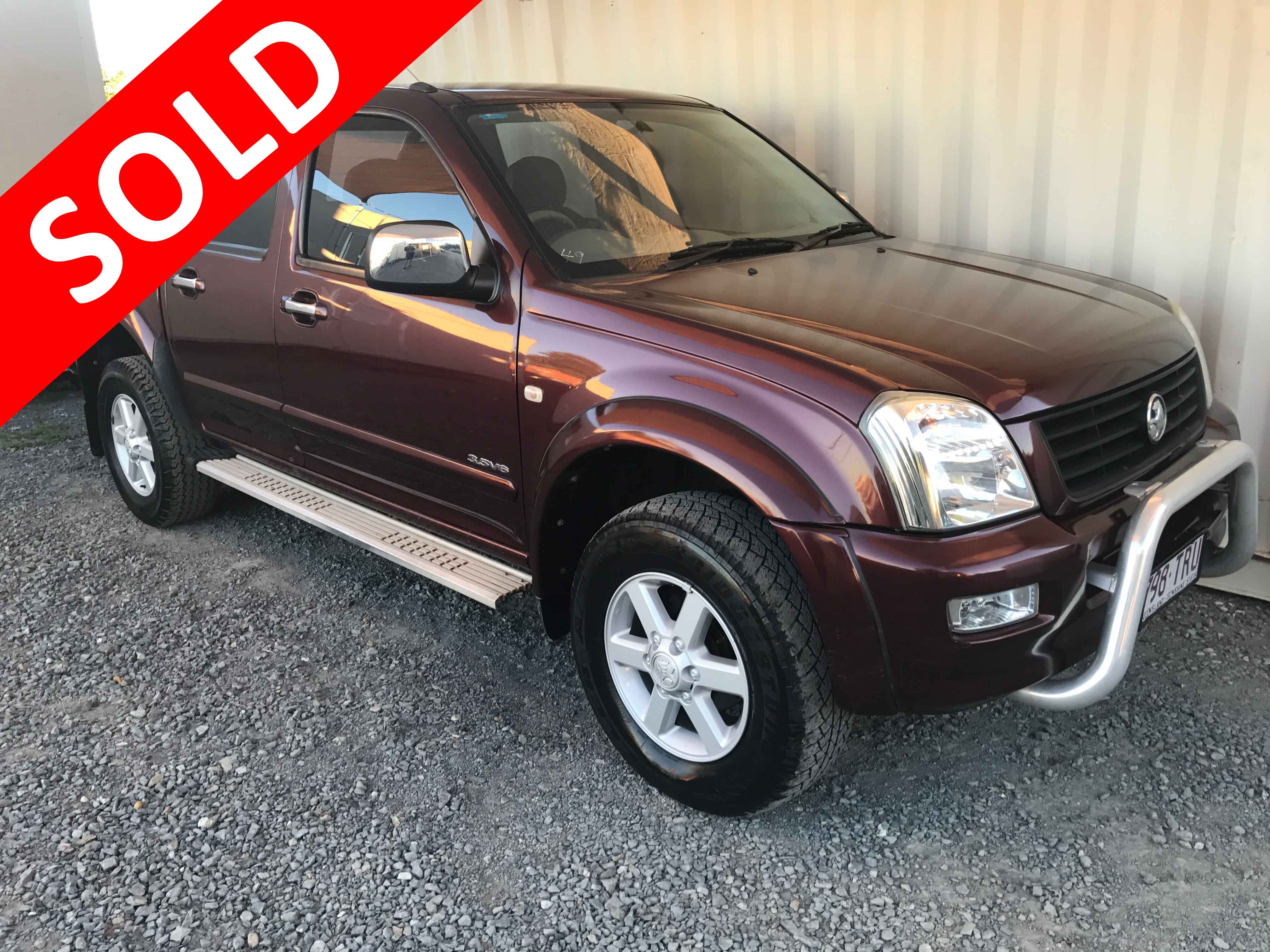 AutomaticCarsHoldenRodeoDualCab2003sold Used Vehicle Sales