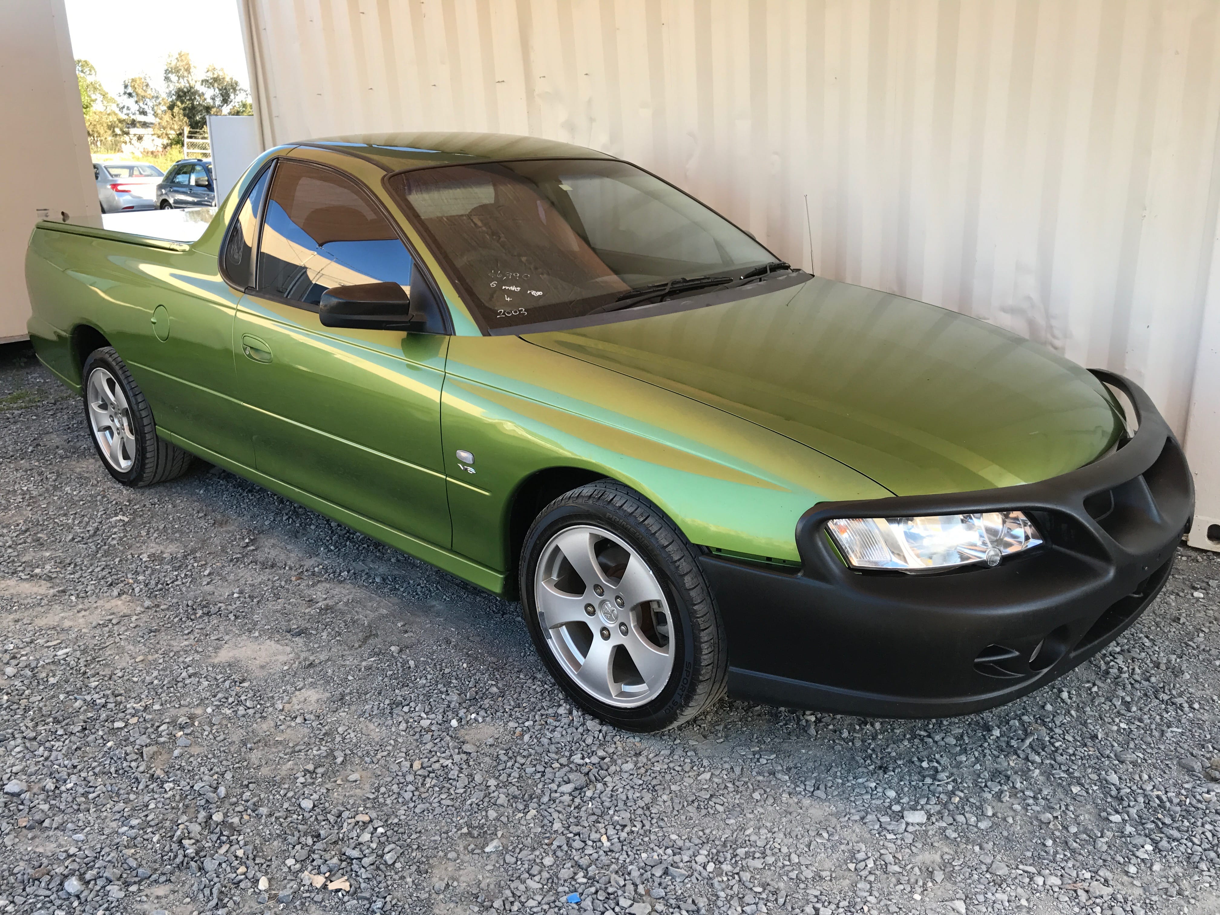 Holden Commodore Ute VY 2003 Green  1-min