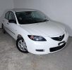 Automatic 4cyl Mazda 3 Sedan with Low KMs 2007 White – 1