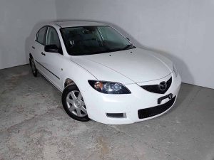 Automatic 4cyl Mazda 3 Sedan with Low KMs 2007 White
