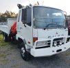 2007 Mitsubishi FK600 Crane Truck Manual White – 1